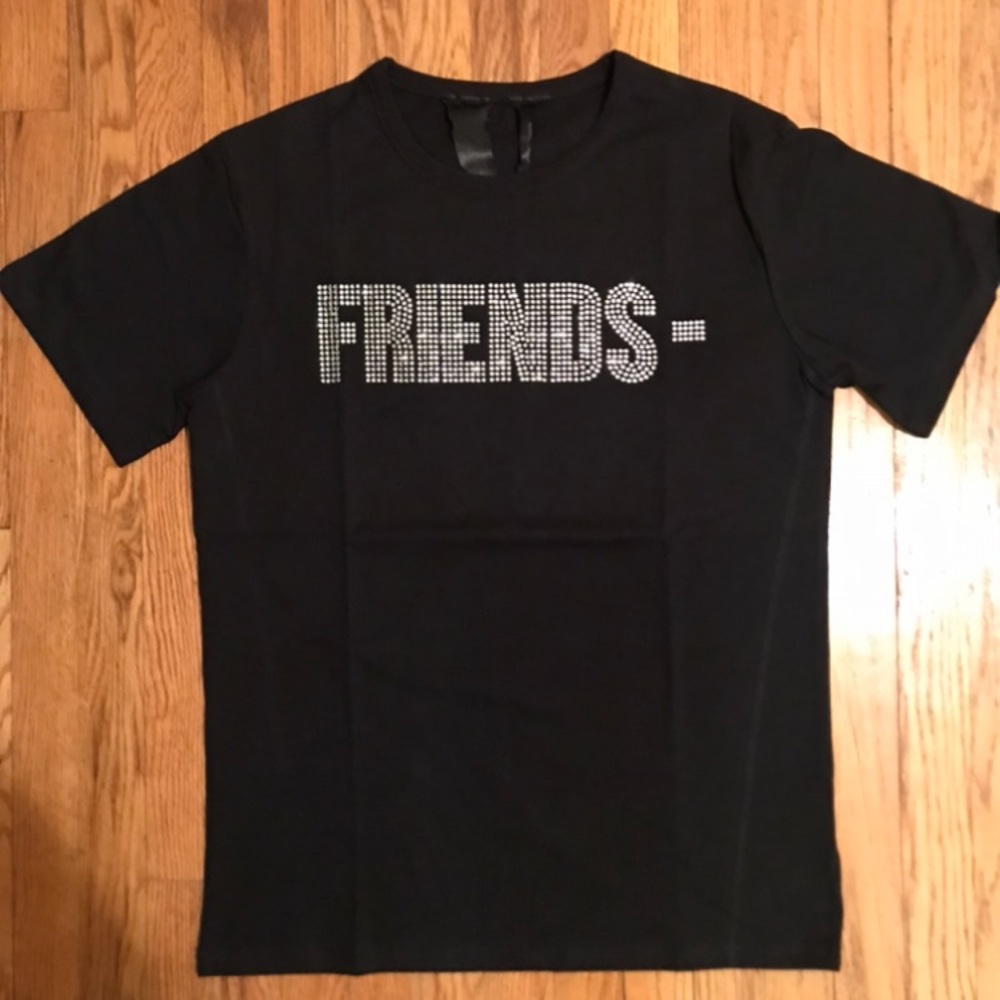 Vlone Friends Swarovski T-Shirt Brand New-XL